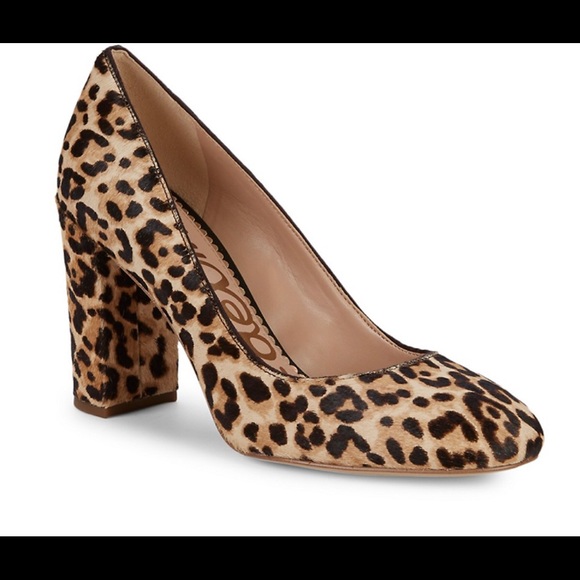 Sam Edelman Shoes - Sam Edelman Leopard pony hair block heel